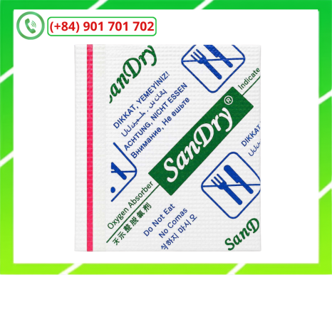 Gói  hút oxy SanDry có chỉ thị màu